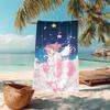 1Pc Magical Fairy Princess Beach Towel Microfiber Beach Towel Thin Absorbent For Beach Swimming Yoga Bath Sports 0917231