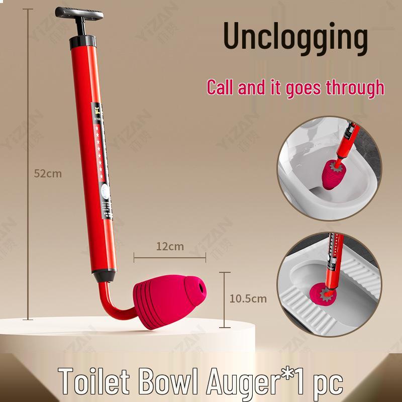 High-Pressure Air Toilet and Sewer Unclogging Tool
