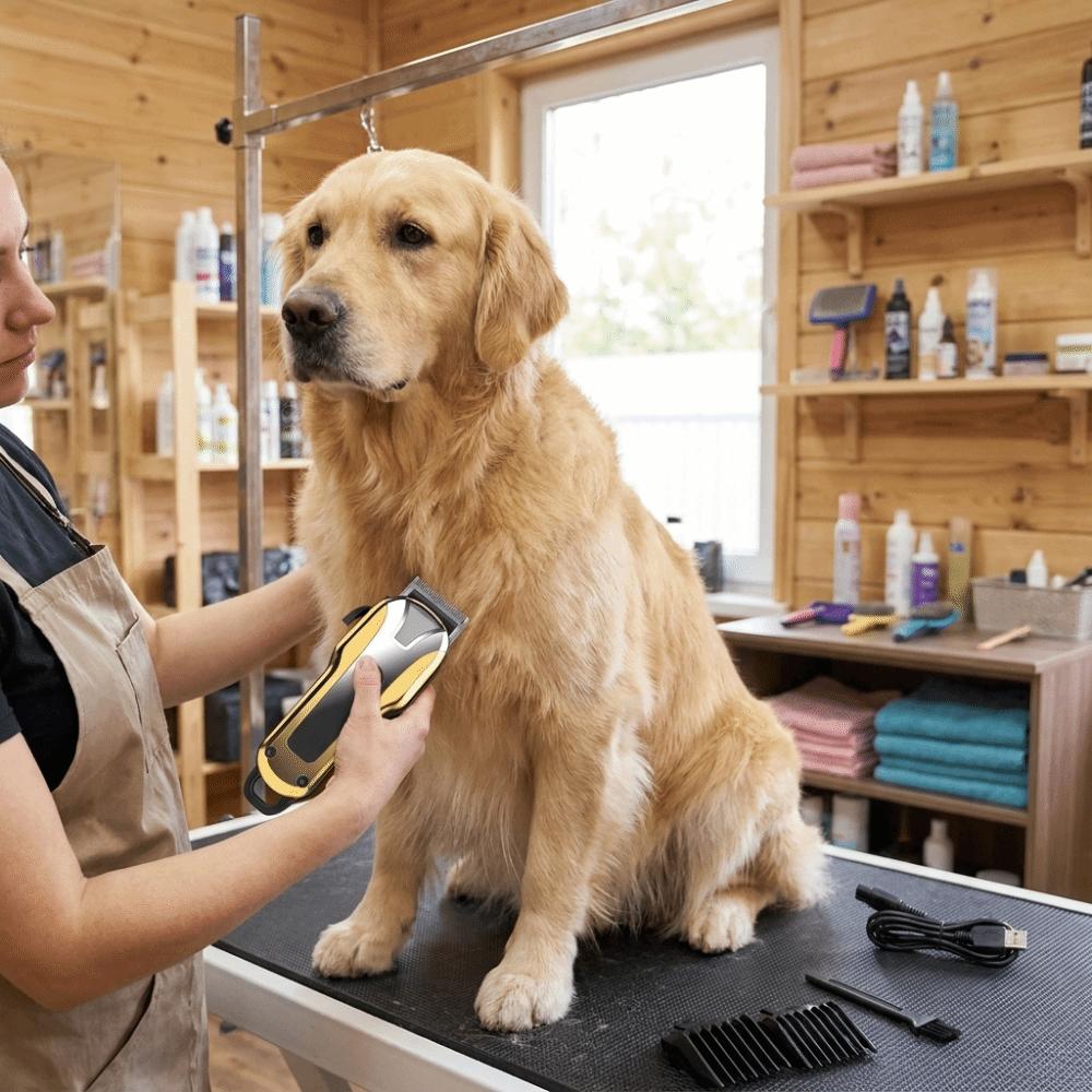 Cordless Electric Pet Clipper USB Rechargeable Dog Hair Clippers Universal Cat Shaver  Dogs Haircut