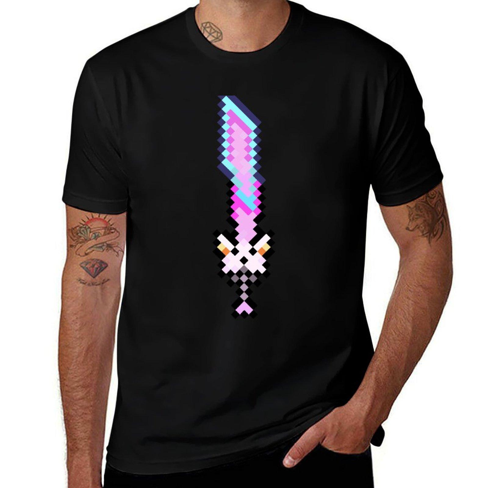 

Meowmere Terraria Sword T-Shirt t shirt custom print t shirts for man graphic tees t shirt man casual T-Shirt M