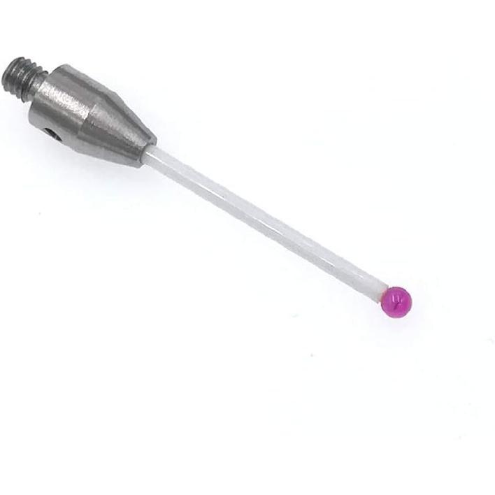 CMM Touch Probe Stylus 3mm Ruby Ball Tips M4 Thread Ceramic Stem 40mm Length
