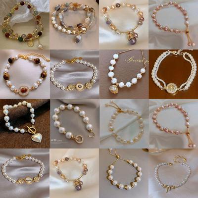 Vielseitiges Armband mit Perlen: Eleganter, Nischen-Modeschmuck