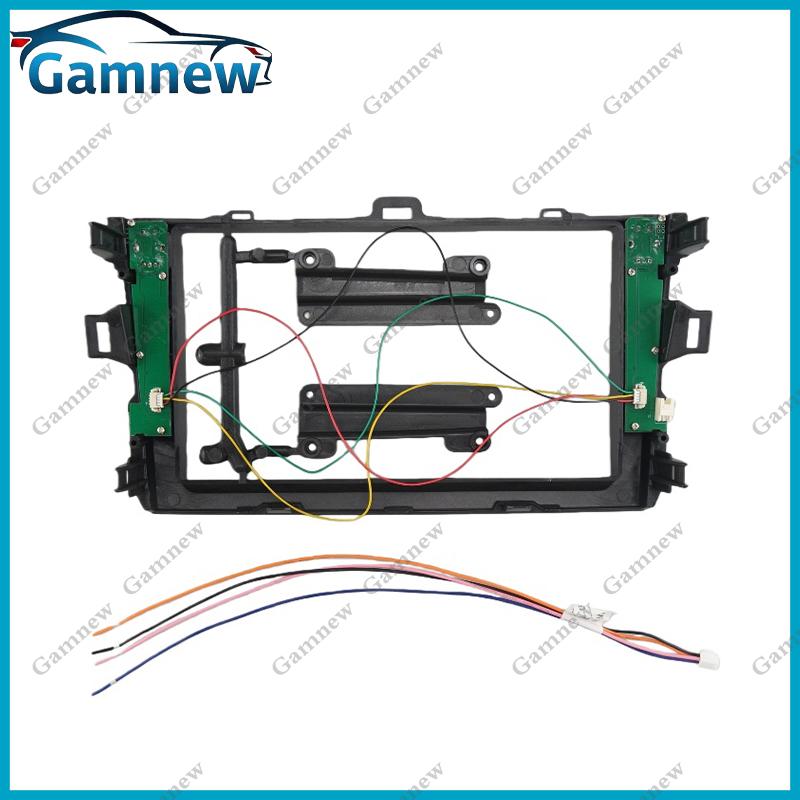 9 Inch Car Fascia Frame Adapter Android Radio Dash Fitting Panel Kit For Toyota Corolla 2008-2010
