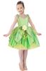 TYHTYM Princess Dress, Children's Tinker Bell Dress (Fairy Costume, Tiara, and Stick) 3-Piece Set, Flower Fairy, Butterfly Fairy Costume, Kids