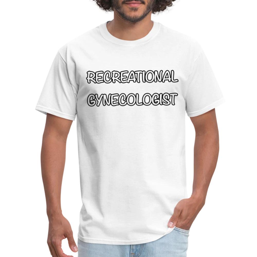 Recreational Gynecologist 100% Cotton T-shirt Mens Tees Top (Funny Graphic Tee Shirt) 3XL