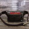 Black Angel Head Layer Cowhide Multi Layer Men's Waist Bag Mobile Fashion Street Trend Men's Chest Bag