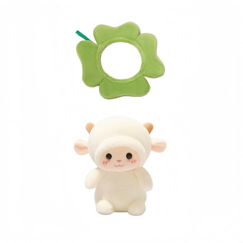 Niedliche Schaf Plüschtiere 16cm Lamm Stofftier Kawaii Schreibtisch Dekorative Spielzeuge Entzückendes Geschenk Für Freundin Kreative Geburtstagsgeschenke