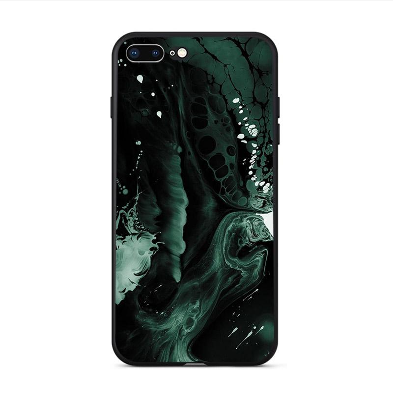 Weiche Telefonhülle mit glänzender Granitstein-Marmorstruktur für iPhone X XS XR 11 Pro Max SE2020 6s 6 7 8 plus 5 5S 10 TPU-Schale