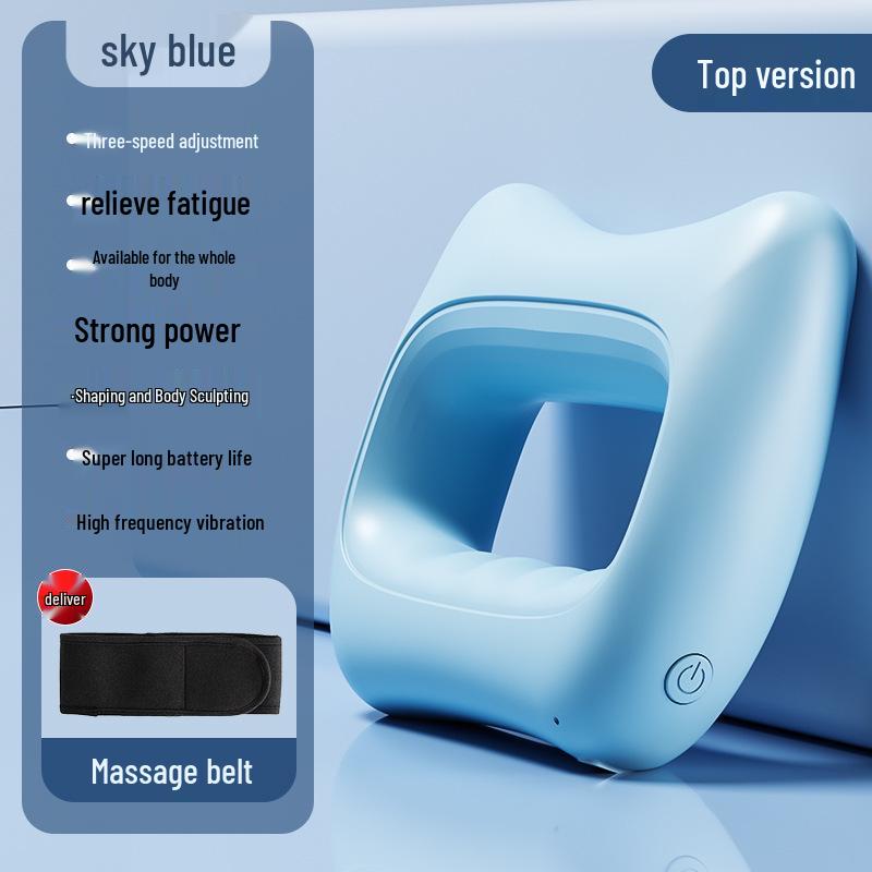 

Portable Handheld Yoga Vibration Massager and Fat Burner светло-синий