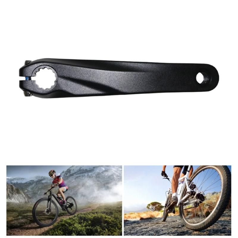12T Bicycles Left Crank Arm Aluminum Alloys Hollow Designs Bicycles Crankset Suitable for Front Wheel 12 Slot Drivetrain