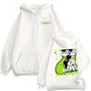 Anime The Guy She Was Interested in Wasn't A Guy At All Zipper Hoodies Men Women Harajuku Zip Up Hooded Sweatshirts Jackets Coat