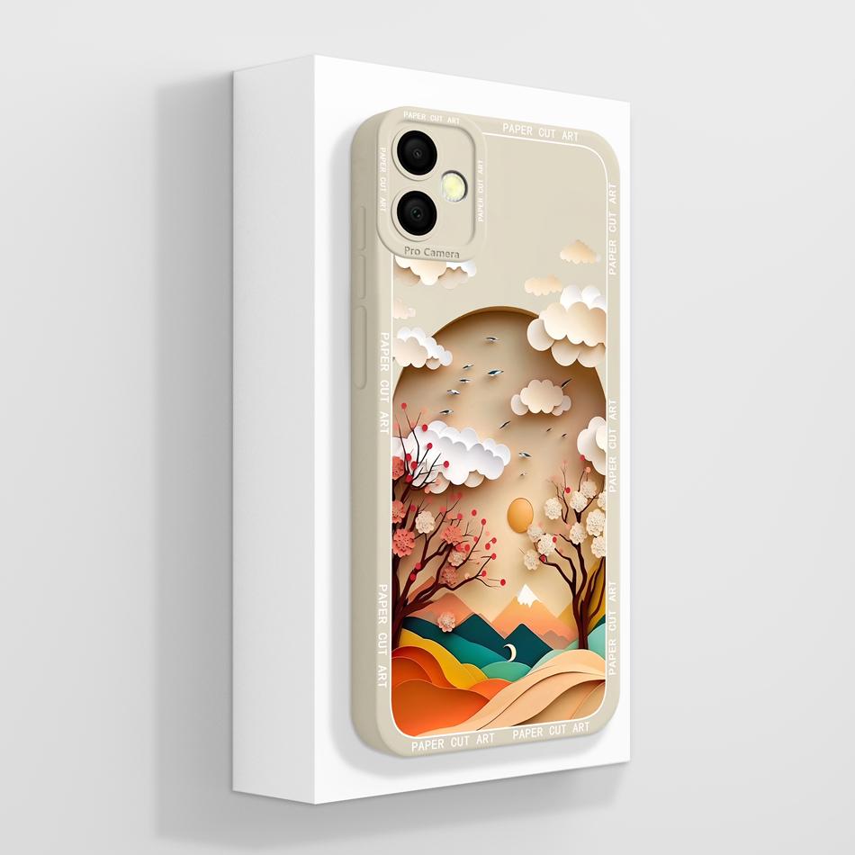 For Samsung Galaxy A05 A05S Phone Cases Fashion Full Protection Anti Choc Soft Liquid Silicone Back Cover For SamsungA05 A 05