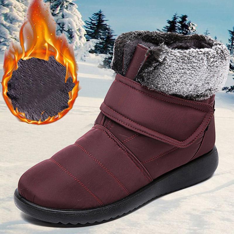 Women'S Boots Keep Warm Fur Boots For Snow Botas Mujer Classics Winter Boots Women Rubber Waterproof Winter Shoes Woman Booties