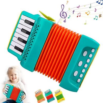Dragspelsleksak för småbarn Musikinstrument Leksaker för lärande Barns Musikintresse Utveckling Gåvor för Barn Pojkar Flickor