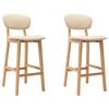 Bar Stools Set of 2 Fabric
