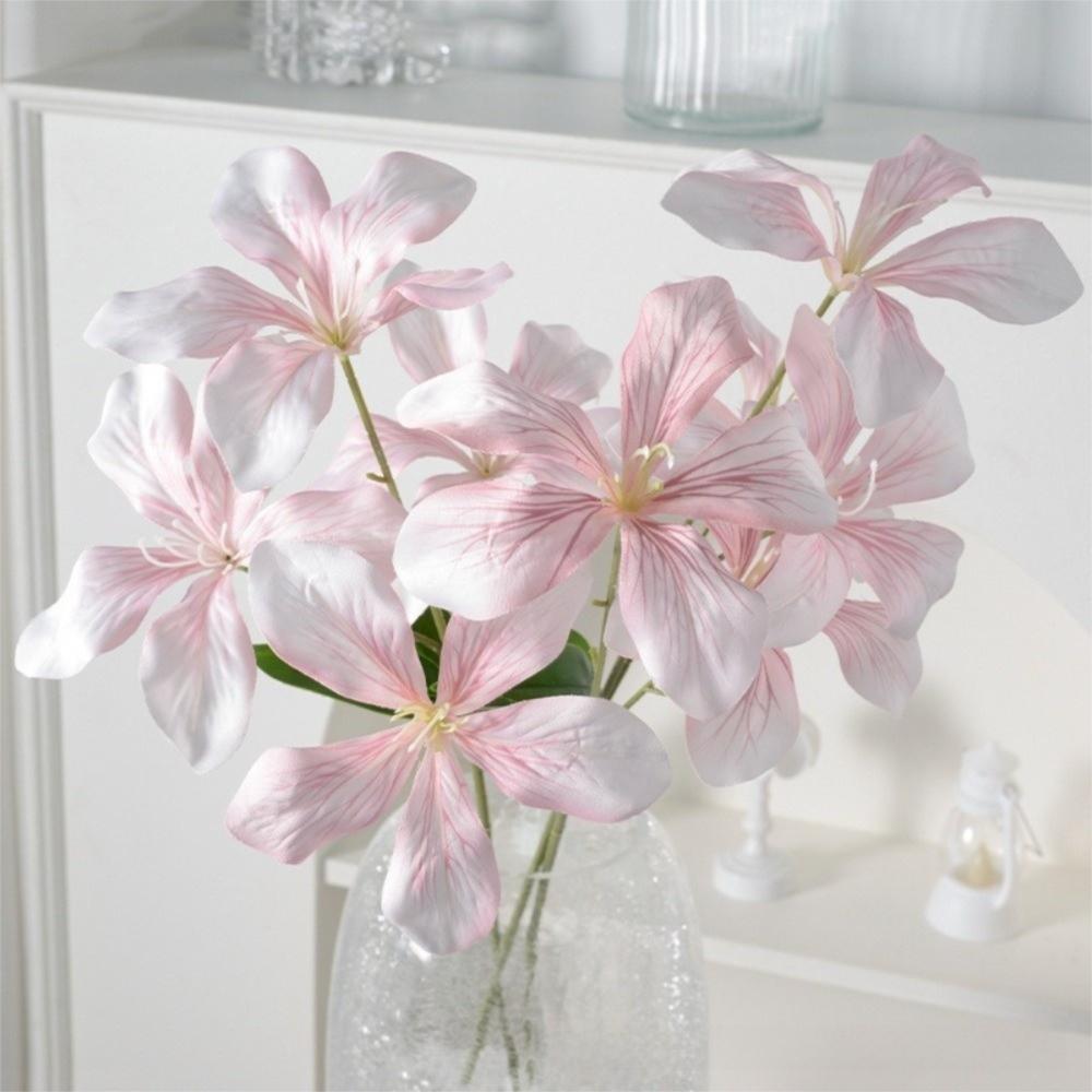 DIY Simulationsblume Lebendige Farben Künstliche Blumen Zweig Hochzeitsmittelstück