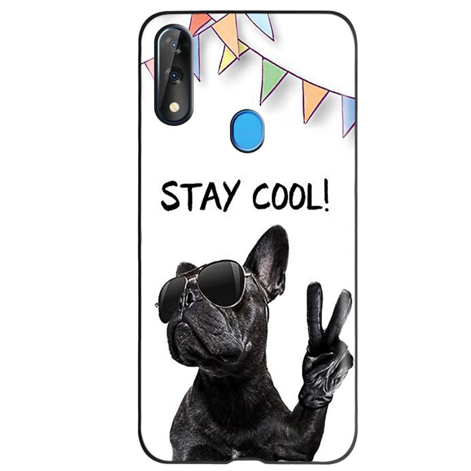 Etui do ZTE Blade V10 Modny Wzór Kwiatowy Serce Etui na Telefon do ZTE Blade V10 Vita V 10 Czarne Silikonowe Miękkie TPU Zderzak