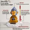 New Car Decoration Solar Energy Decoration Shaking Head Doll Cute Monkey Shape Decoration Gift Creative Interior Automotive