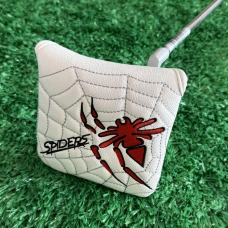 Golf Putter Head Cover Mallet Head Covers Golf Putter Head Protect Embroidery Square Headcovers For Spider Putter 5