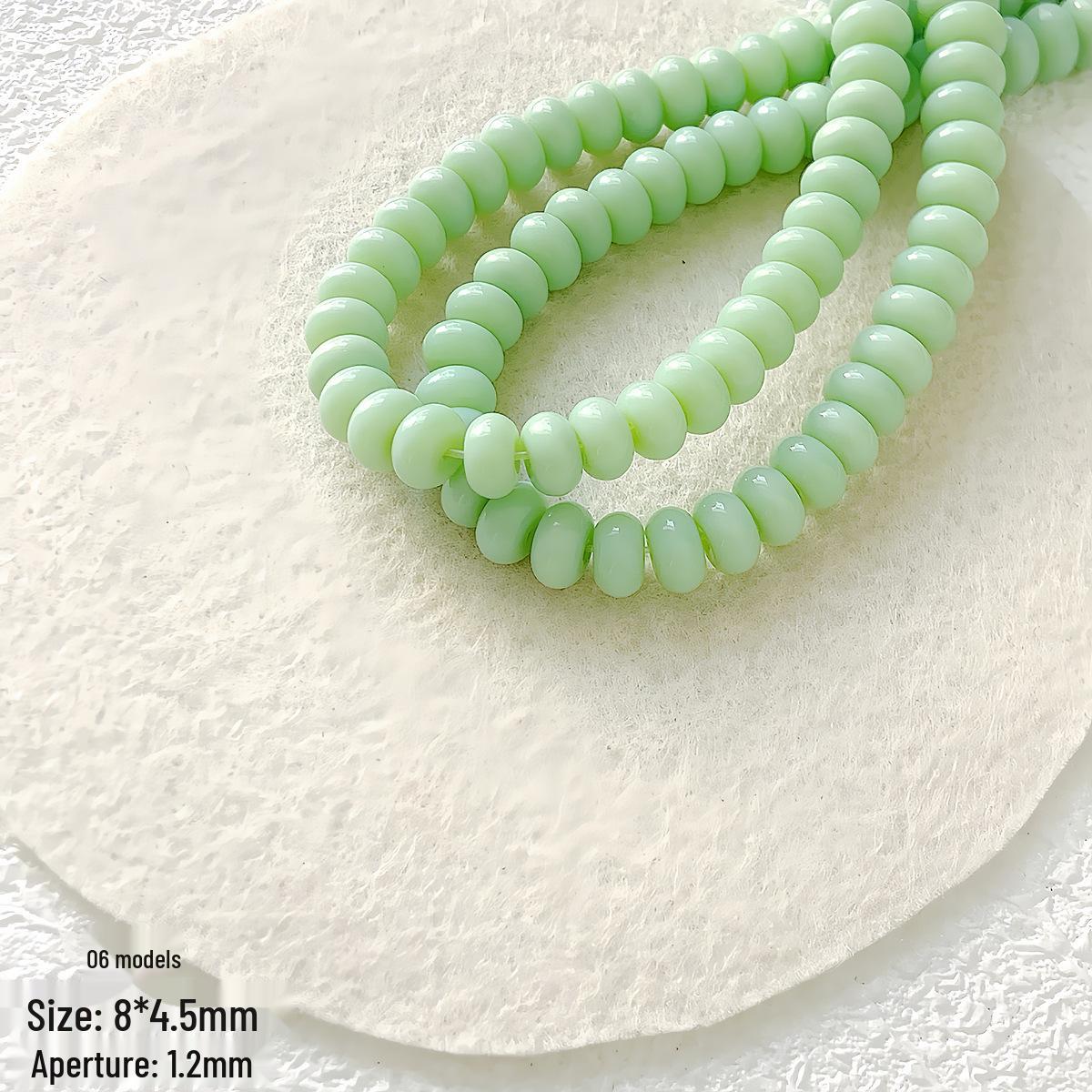 

Aoyama Festival Moon Lampwork Glass Beads DIY Jewelry Bracelet Materials