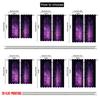 2D flat printing 2pcs Curtains Starry Sky Pattern Durable Polyester  Without Electricity Versatile Applies to Home Daily Decor