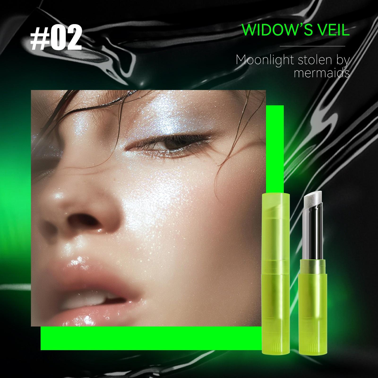 

Тени-карандаш с нежной перламутровой текстурой, напоминающей желе, и текстурой пюре для Хэллоуина. One Size