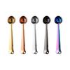 Sanrui Stainless Steel Coffee Measuring & Sealing Clip Spoon