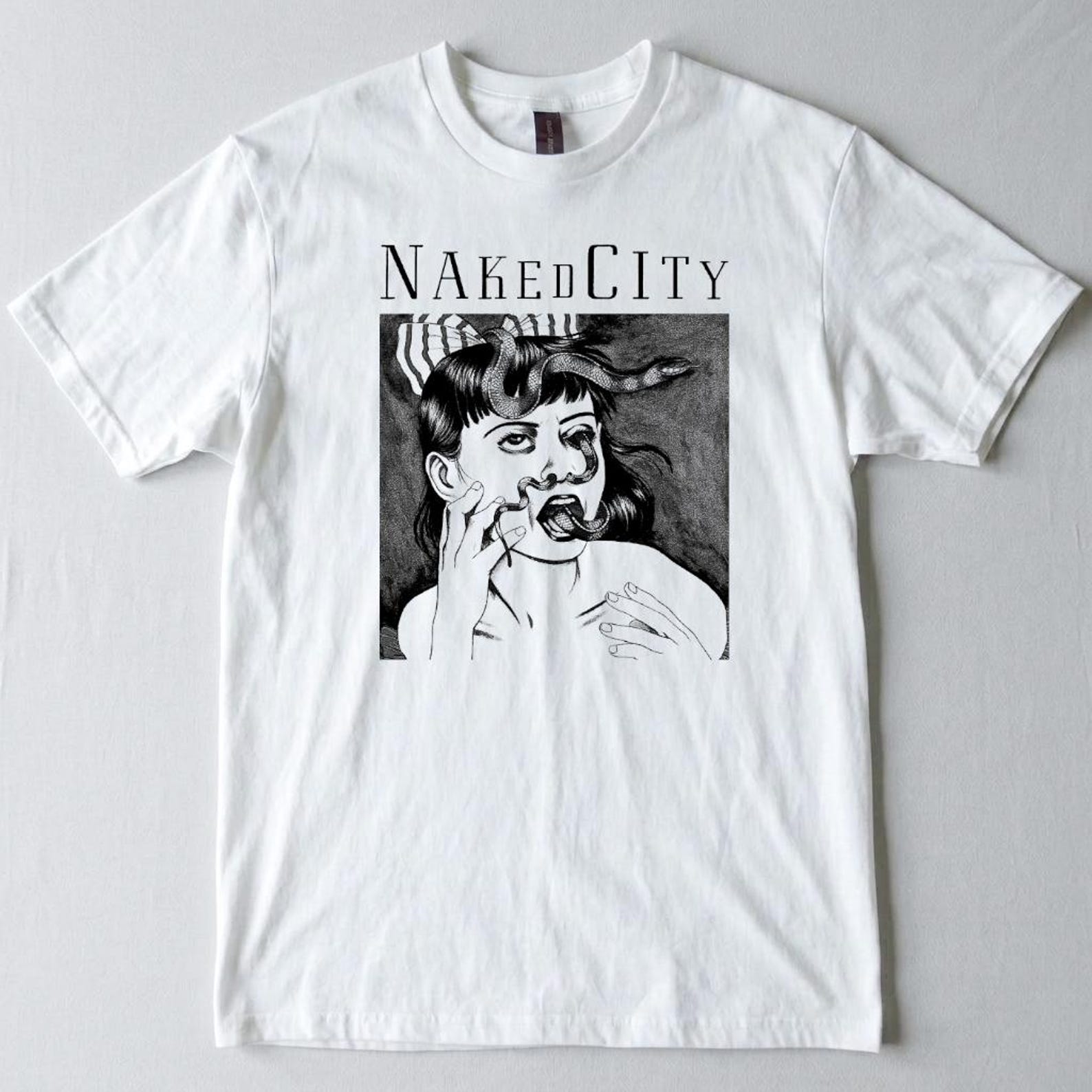 NAKED CITY T shirt, Avant Garde Jazz John Zorn Noise Grindcore Tee John Zorn Experimental Band Shirt Graphic Unisex M