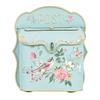 European Style Embossed Floral & Bird Wall-mounted Mailbox - Outdoor Garden Decoration & Indoor Storage