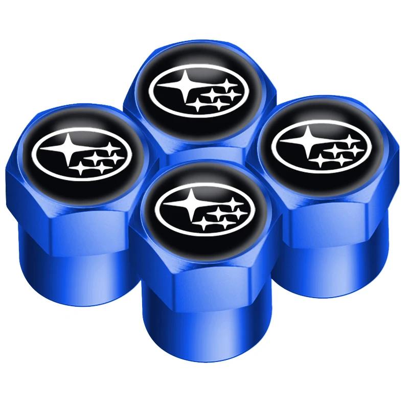 Car Tyre Valve Cap Dust Caps Wheel Valve Cover For Subaru Impreza Legacy WRX STI BRZ Forester Ascent Levorg XV WRC X666