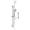 Shower System Set Chrome 70 Cm Stainless Steel