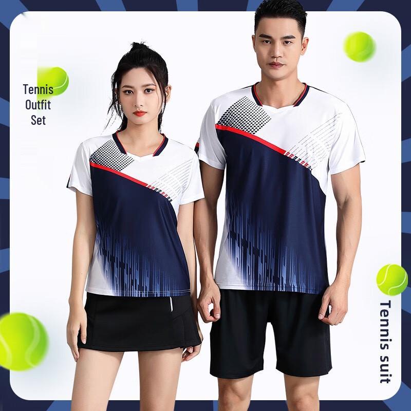 WEZHO Short Sleeve Badminton Training Suit