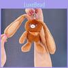 Cute Rabbit Plush Keychain With Cartoon Design For Gift And Key Holder