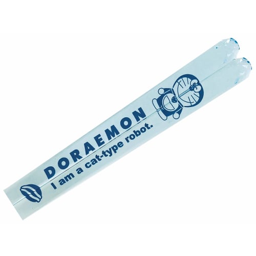 Doraemon" Friends Doraemon Clear Chopsticks Light Blue 491511