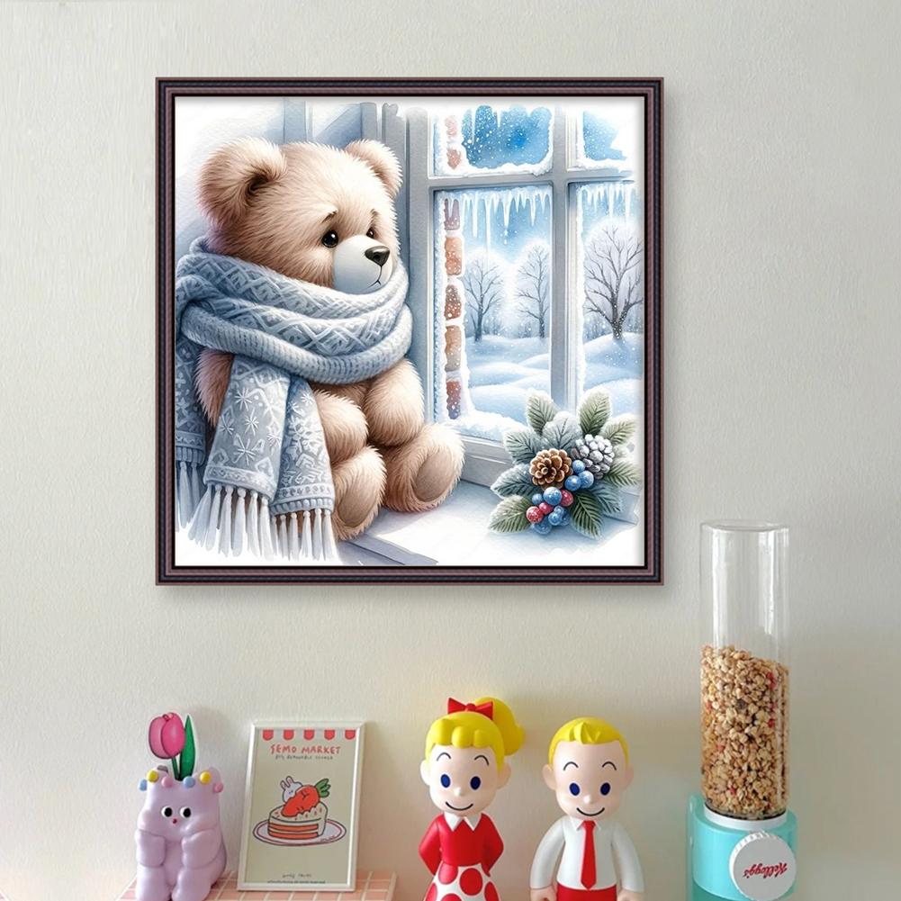 Cartoon Full Embroidery Eco-cotton Thread 11CT Printed Cross Stitch Kit Artwork