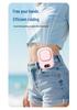 2026 Waist-Hanging Mini USB Fan: Powerful Wind, Customizable Logo, Neck-Hanging, USB Rechargeable