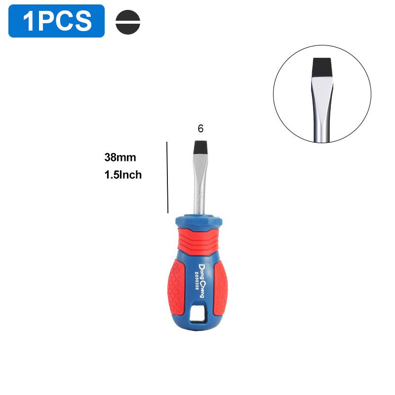 Screwdriver Set Phillips Slotted CRV Steel Magnetic Tip Heat Treated TPR Grip Handle 3 5 6 8mm PH0 PH1 PH2 PH3 Hand Tools 4