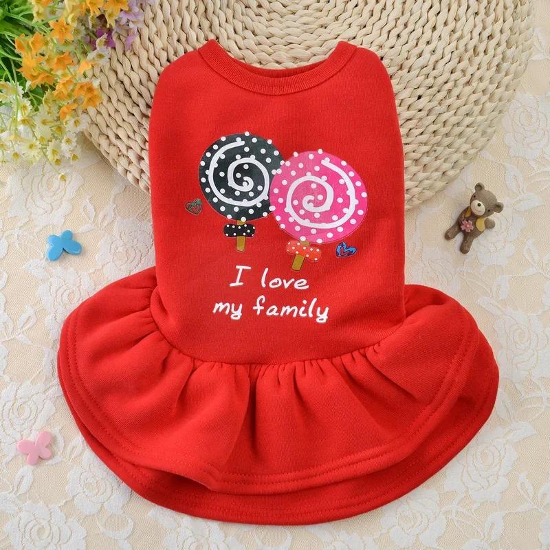 

small Dog Dress Winter Pet Dresses Cat Chihuahua Yorkie Clothes Puppy Clothing Apparel Skirt Princess Costume Pomeranian Outfit XL