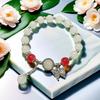 Daisy Popcorn Beaded Bracelet: Elegant Women's Hand Jewelry
