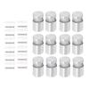 12Pcs Standoff Screws Stainless Steel Wall Sign Advertising Hardware Nail for Acrylic 16x20mm