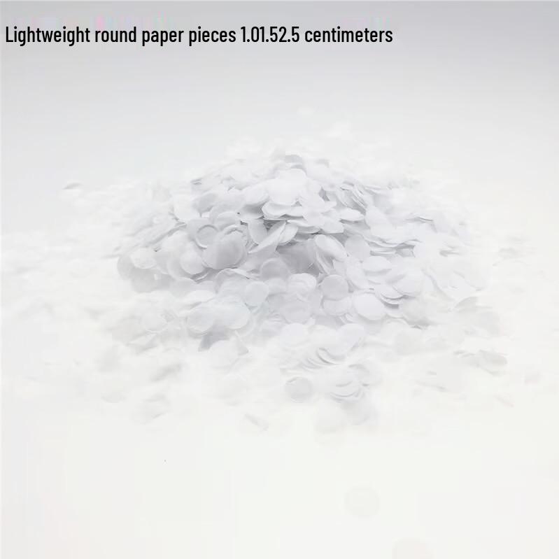 White Glitter Paper Confetti for Weddings - Hand-thrown Decoration for Photos, Bridesmaids, and Groomsmen