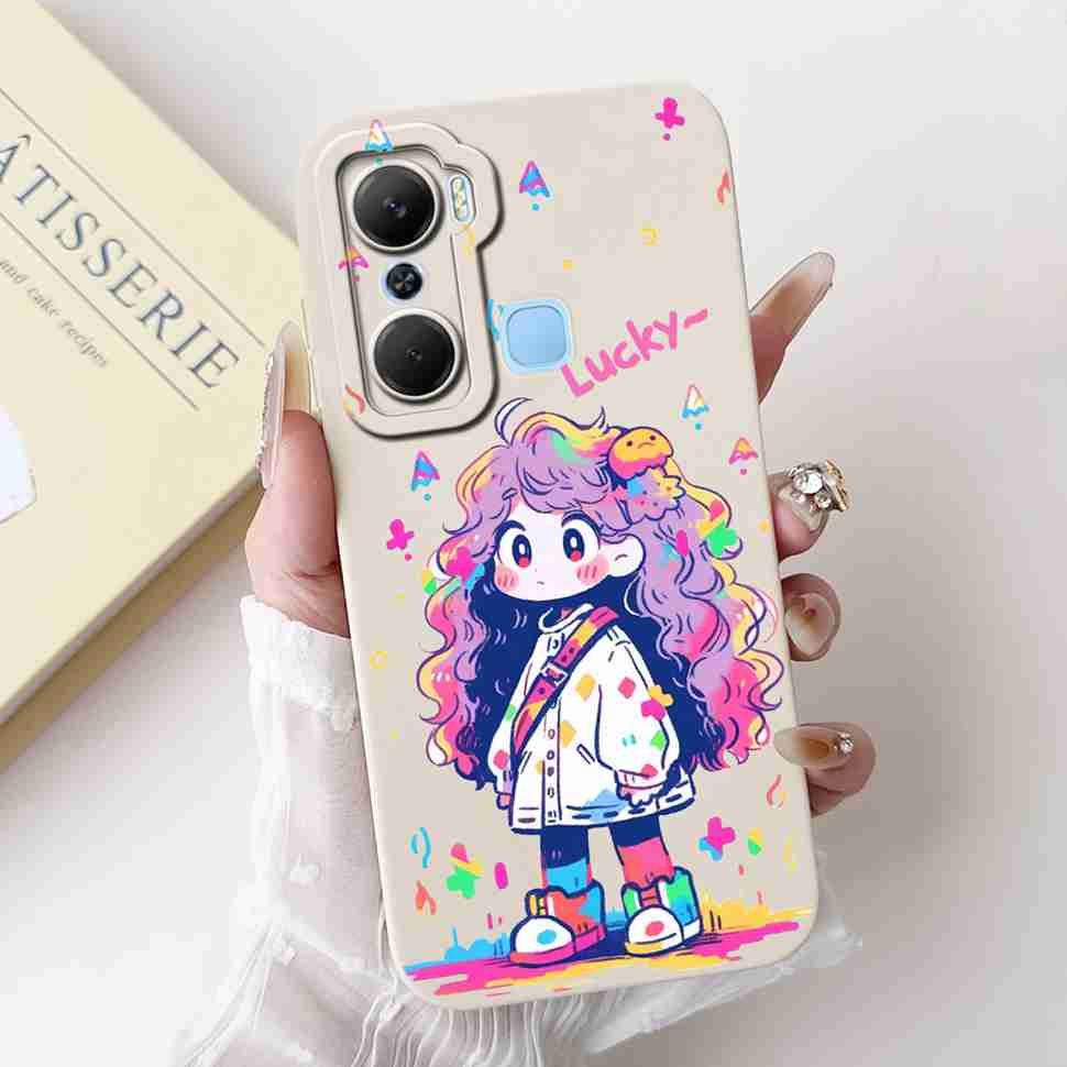 Hülle Für Infinix Hot 12 Pro X668C Schutzhülle Weich Schlank Niedliches Cartoon-Muster Abdeckung Für Infinix Hot 12 Hot12 Pro Handyhüllen Abdeckung