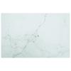 Day and Night - Day and Night Marble Design Table Top White Tempered Glass 100x62 Cm 8mm