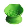 Cute Silicone Slow Food Bowl Slanted Mouth Neck Protection Suction Bowl Non-Slip Easy Clean Feeding Basin Cat Dog