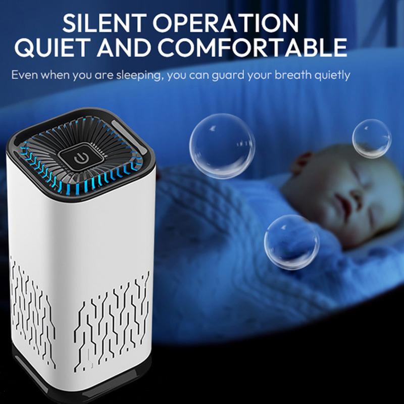 Air Cleaner Intelligent Negative Ion Portable Air Purifier Usb Portable Household Formaldehyde Smoke And Dust Odor Removal