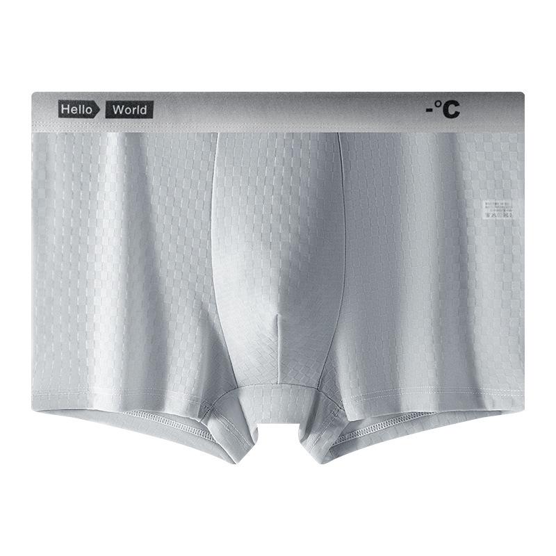 Men's Summer Ice Silk Mesh Boxer Briefs - Breathable & Soft