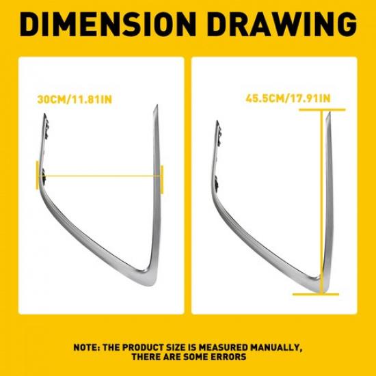 Front Bumper Grille Silver Grill Trim For Toyota Camry LE XLE -23 TO1038244