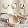 Food-Grade Plastic Bread Proofing Baskets - Handwoven European Style Round & Oval Molds with Lids, Artisan Baking Non-Stick Set