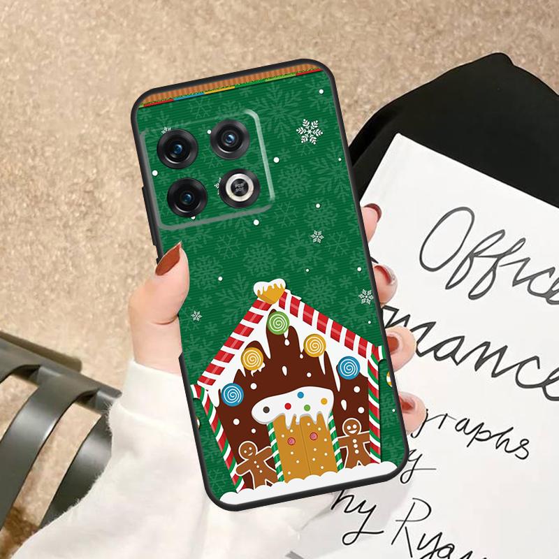 

Cute Gingerbread man Christmas Case For OnePlus 8T 9R 9RT 10T 8 9 10 Pro Cover For OnePlus Nord CE 2 Lite 2T N10 N20 N100 OnePlus 10Pro