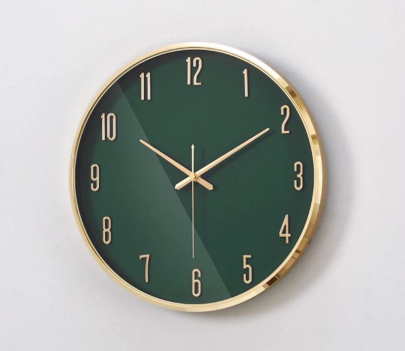 Modern Simple Interior Wall Clock Fashion Creative Interior Clock Light Luxury Silent Bedrooms Horloge Murale Home Decoration